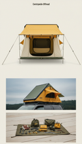 Side Awning With Adjustable Poles